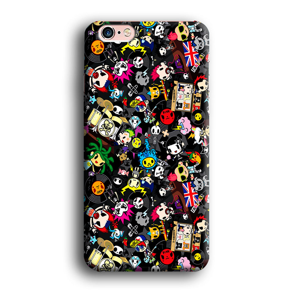 Tokidoki Punk Rock Band iPhone 6 Plus | 6s Plus Case