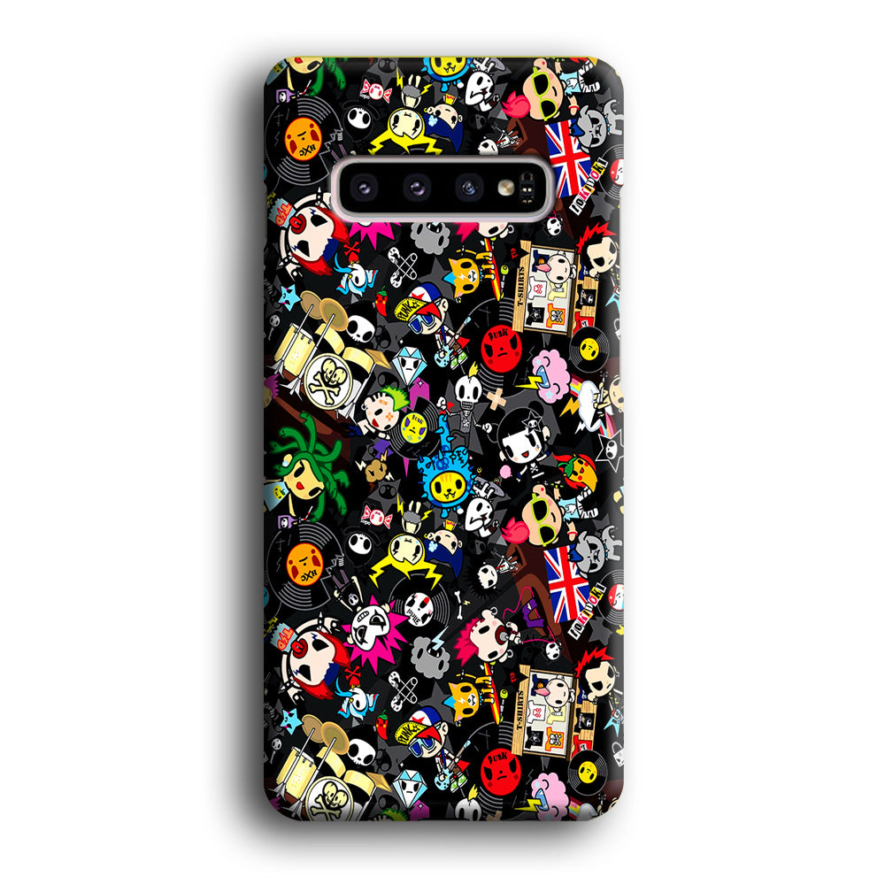 Tokidoki Punk Rock Band Samsung Galaxy S10 Plus Case