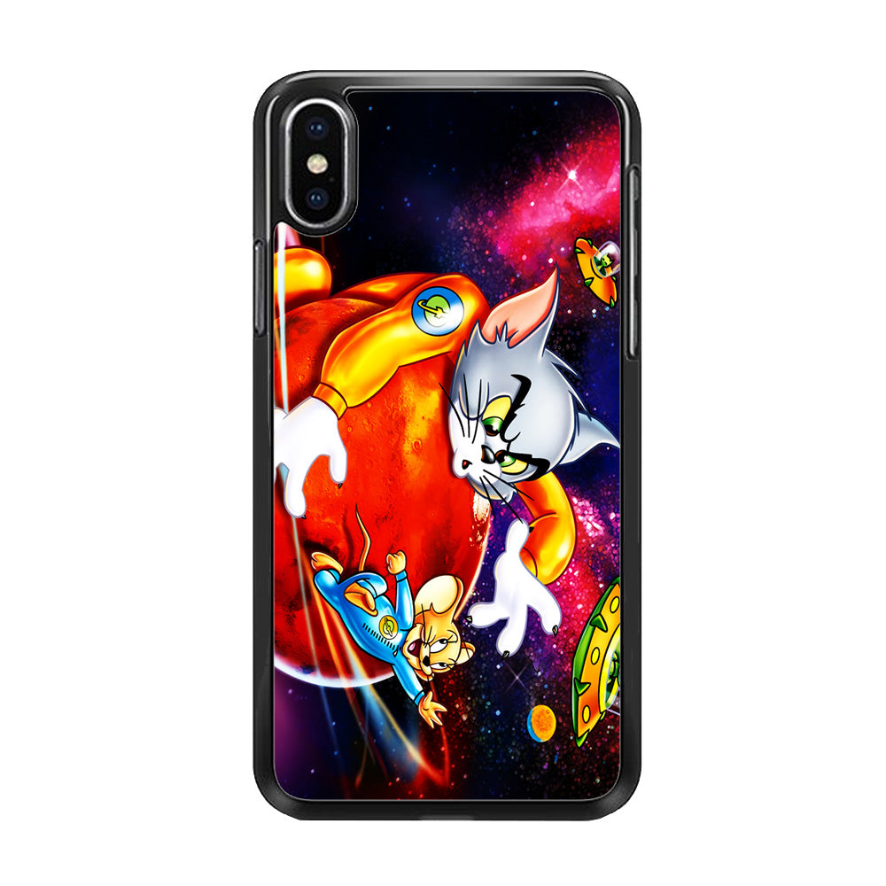 Tom and Jerry Space iPhone X Case