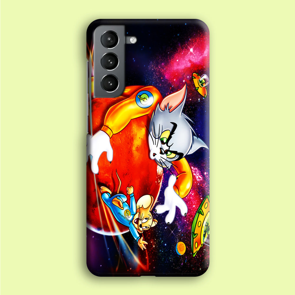 Tom and Jerry Space Samsung Galaxy S21 Plus Case