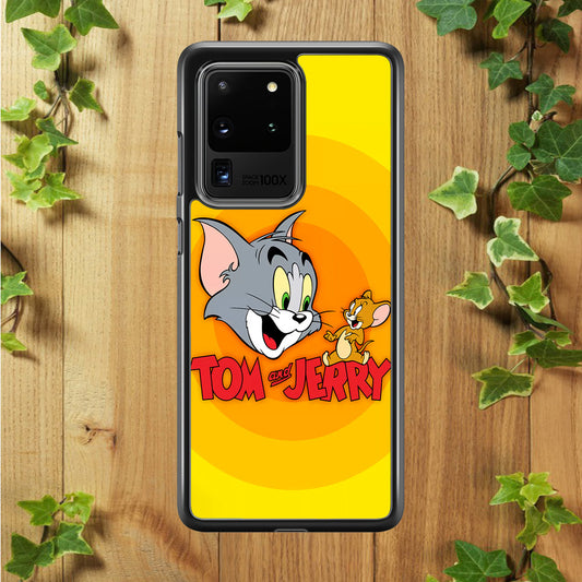 Tom and Jerry Yellow Samsung Galaxy S20 Ultra Case