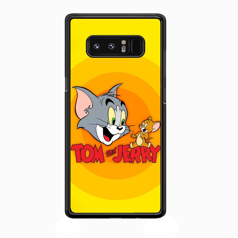 Tom and Jerry Yellow Samsung Galaxy Note 8 Case-Plastic / Full Wrap (3D Case)-Xtracase