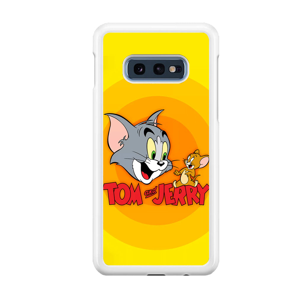 Tom and Jerry Yellow Samsung Galaxy S10E Case
