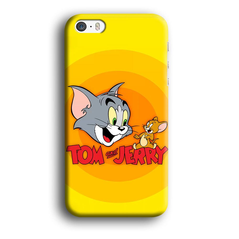 Tom and Jerry Yellow iPhone 5 | 5s Case-Plastic / Full Wrap (3D Case)-Xtracase