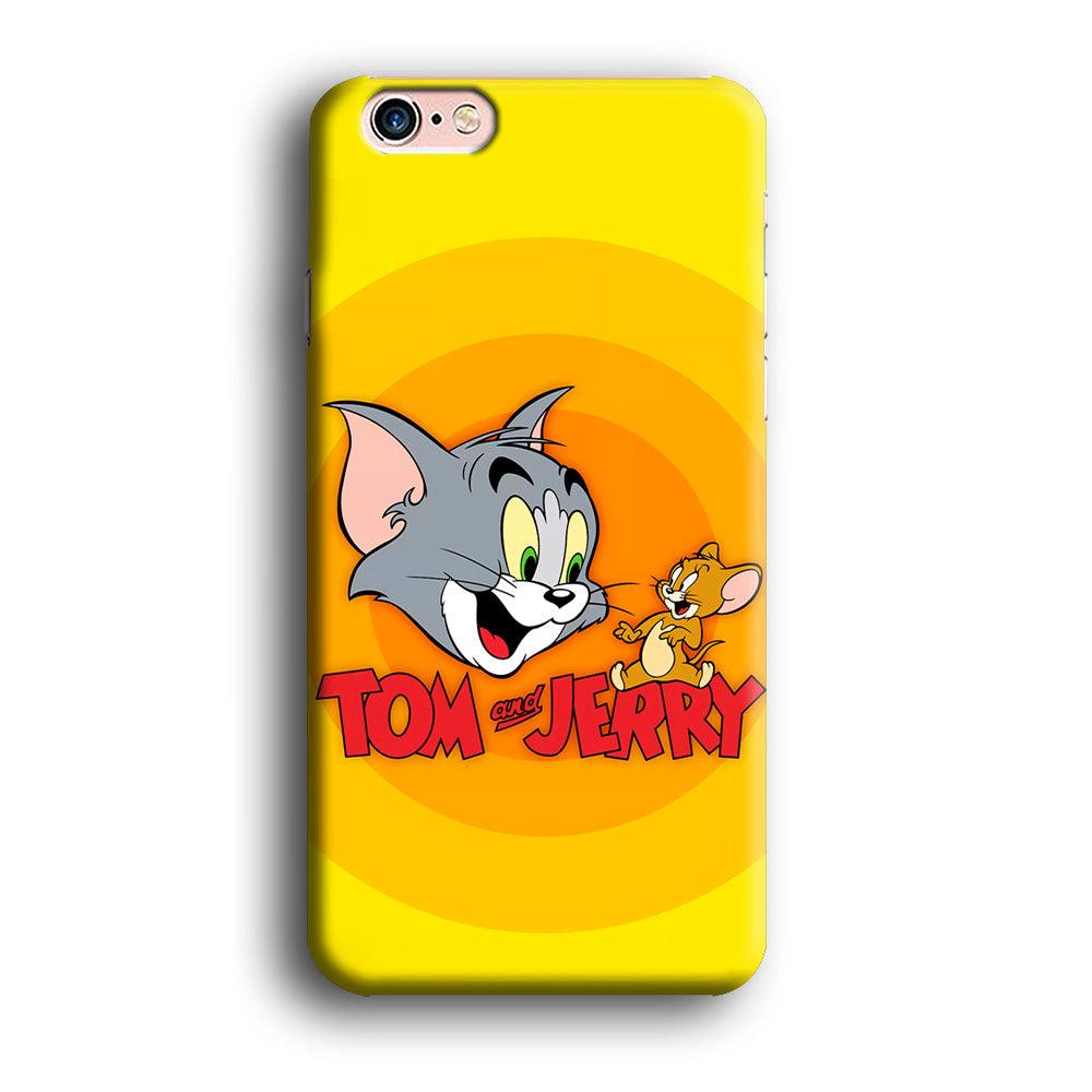 Tom and Jerry Yellow iPhone 6 Plus | 6s Plus Case-Plastic / Full Wrap (3D Case)-Xtracase