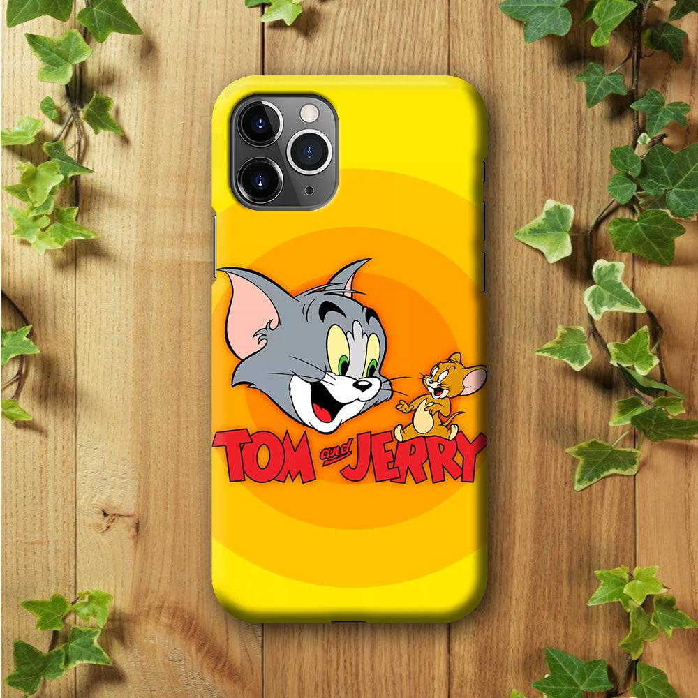 Tom and Jerry Yellow iPhone 11 Pro Max Case-Plastic / Full Wrap (3D Case)-Xtracase