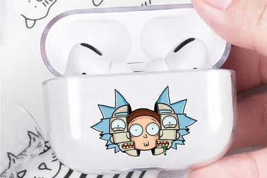 Total Rickall Hard Plastic Protective Clear Case Cover For Apple Airpod Pro