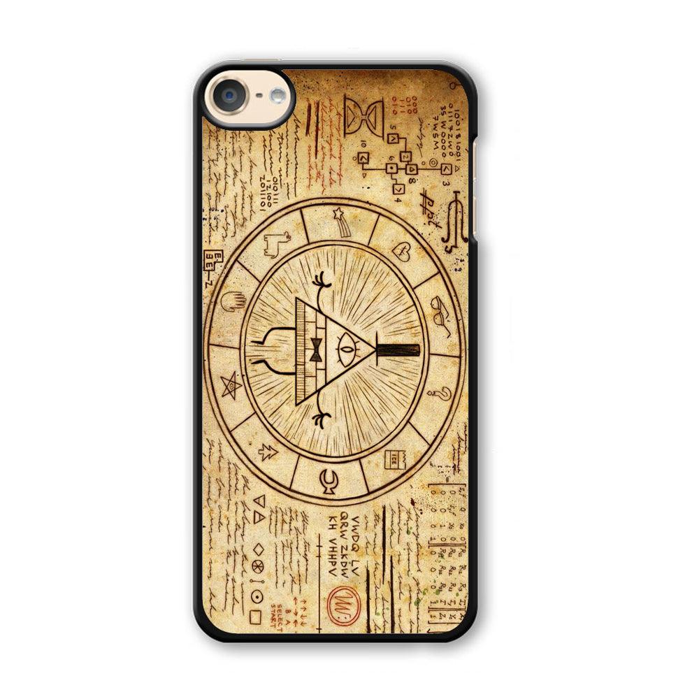 Treasure Map Gravity Falls iPod Touch 6 Case-Plastic / Full Wrap (3D Case)-Xtracase