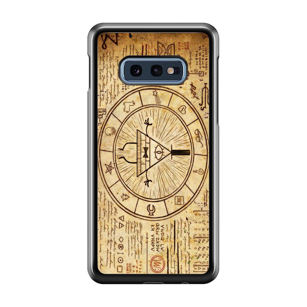 Treasure Map Gravity Falls Samsung Galaxy S10E Case-Plastic / Full Wrap (3D Case)-Xtracase