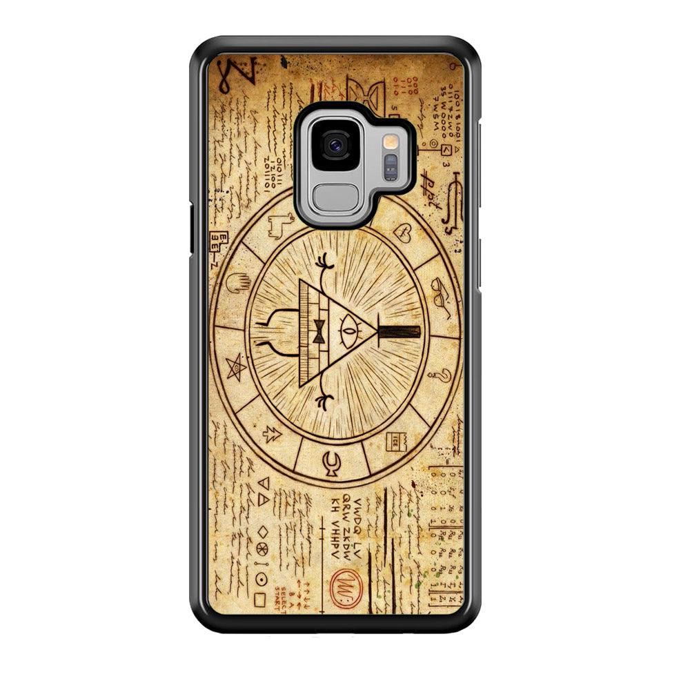 Treasure Map Gravity Falls Samsung Galaxy S9 Case-Plastic / Full Wrap (3D Case)-Xtracase