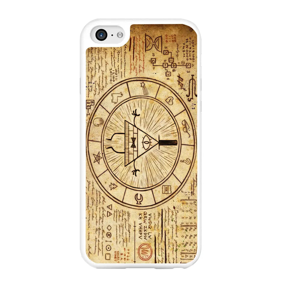 Treasure Map Gravity Falls iPhone 6 | 6s Case-Rubber / White (2D Case)-Xtracase
