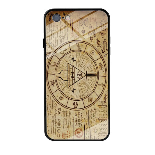 Treasure Map Gravity Falls iPhone 6 | 6s Case-Tempered Glass Case-Xtracase