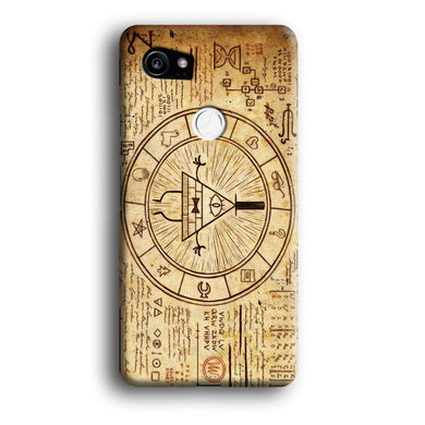 Treasure Map Gravity Falls Google Pixel 2 XL 3D Case