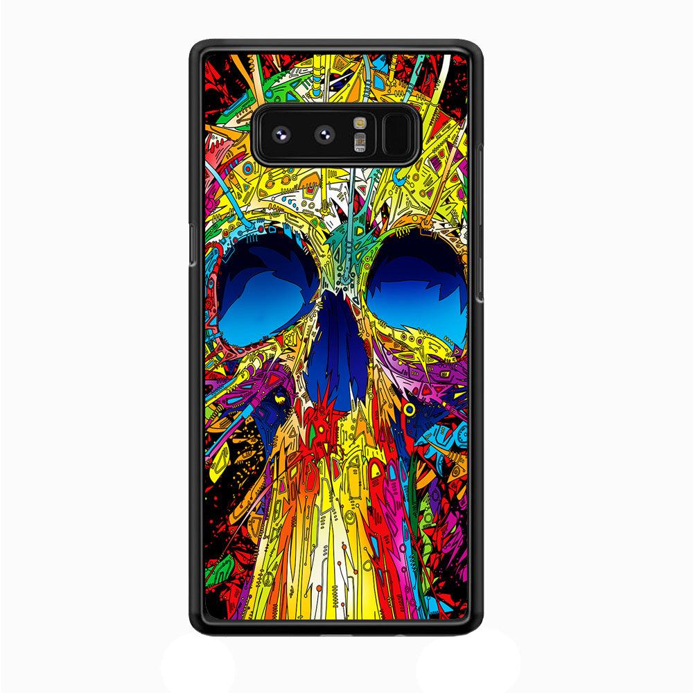 Trippy Skull Abstract Samsung Galaxy Note 8 Case-Plastic / Full Wrap (3D Case)-Xtracase