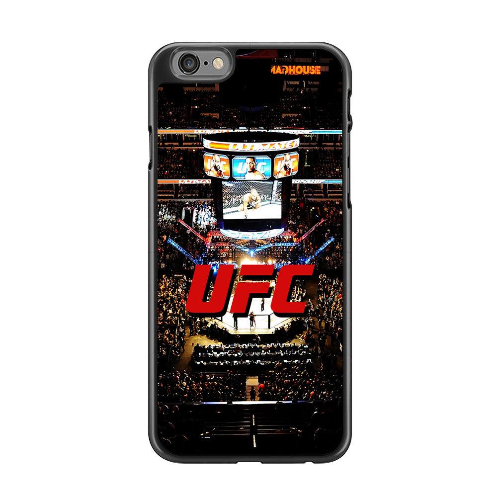 UFC Ring Background iPhone 6 | 6s Case-Rubber / Black (2D Case)-Xtracase