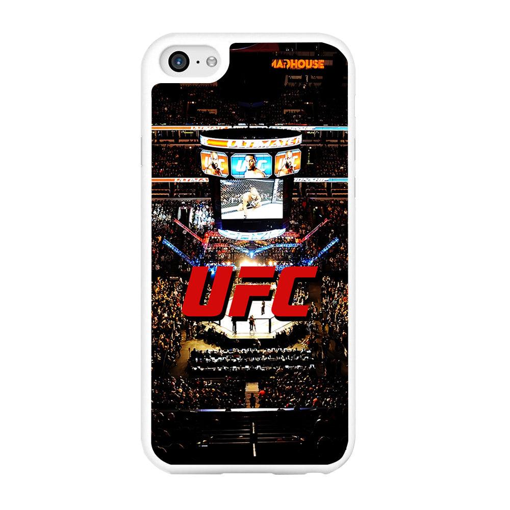 UFC Ring Background iPhone 6 | 6s Case-Rubber / White (2D Case)-Xtracase