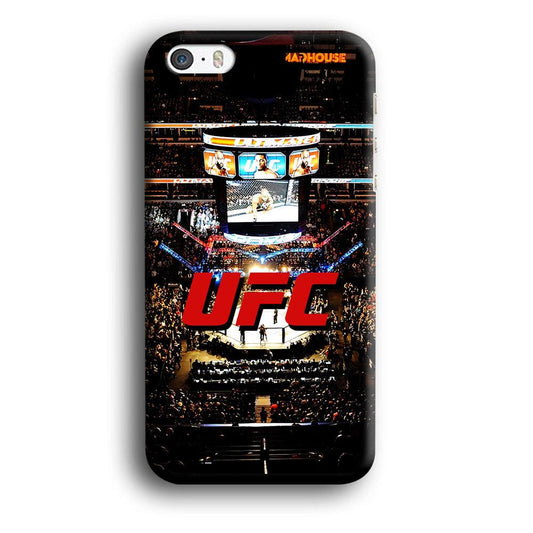 UFC Ring Background iPhone 5 | 5s Case-Rubber / Black (2D Case)-Xtracase