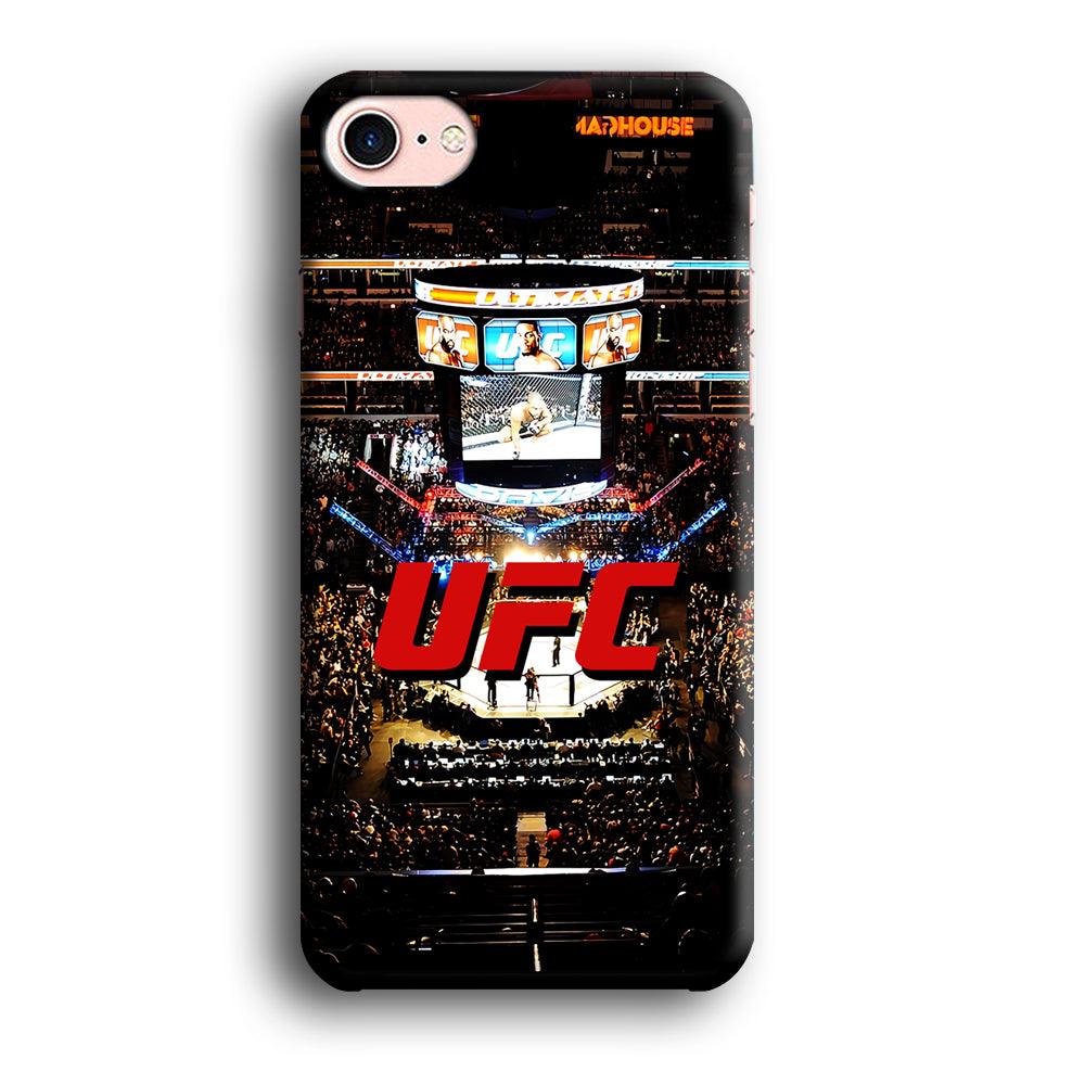 UFC Ring Background iPhone SE 2020 Case-Plastic / Full Wrap (3D Case)-Xtracase
