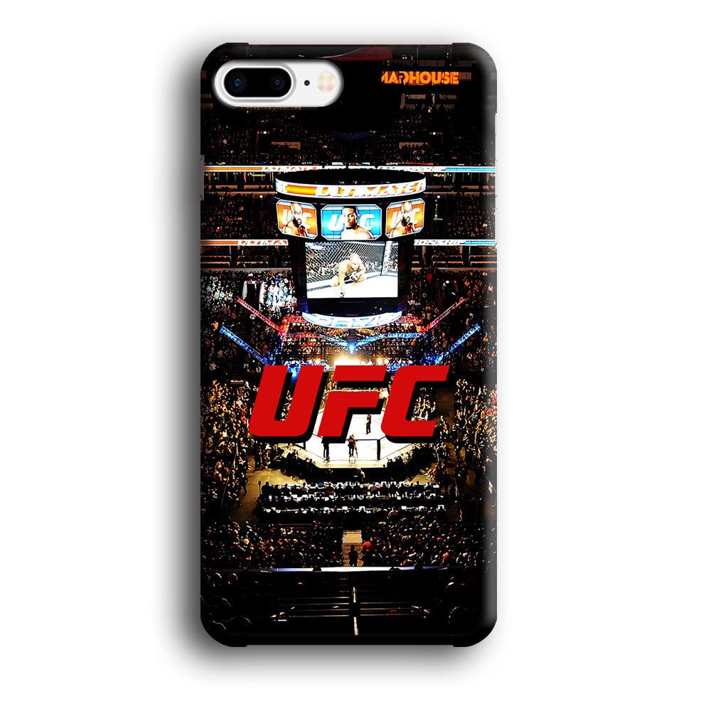 UFC Ring Background iPhone 8 Plus Case-Plastic / Full Wrap (3D Case)-Xtracase