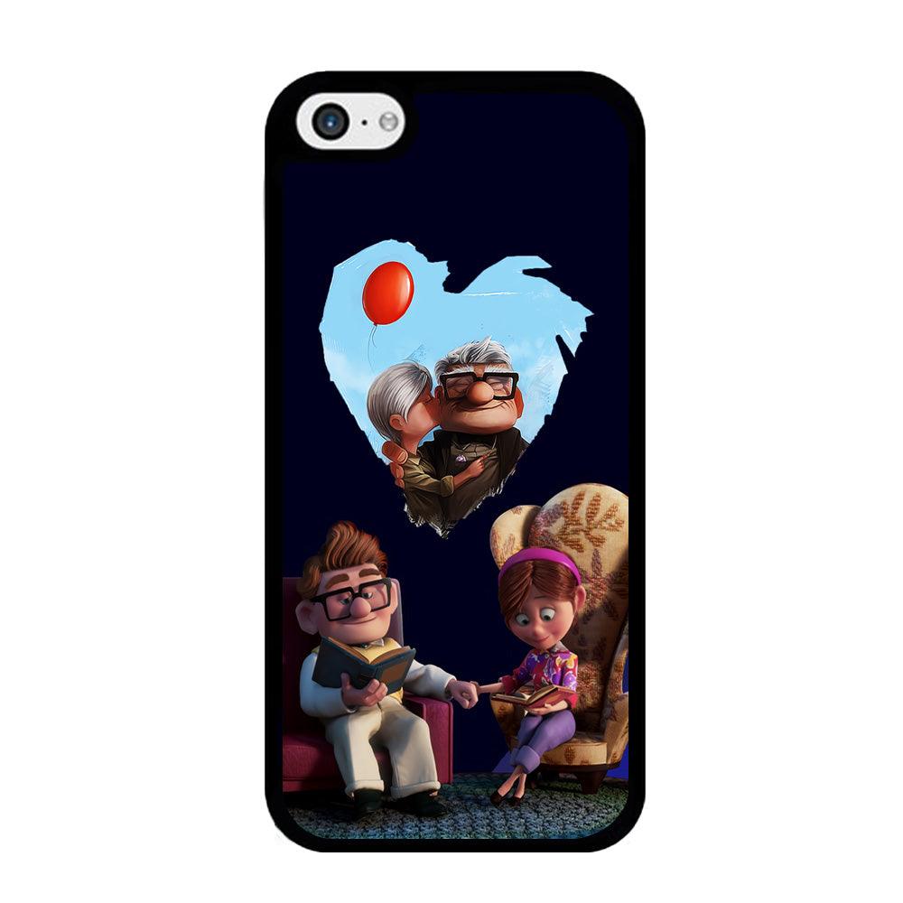 UP Ellie Carl True Love iPhone 5 | 5s Case-Rubber / Black (2D Case)-Xtracase