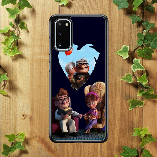 UP Ellie Carl True Love Samsung Galaxy S20 Case-Rubber / White (2D Case)-Xtracase