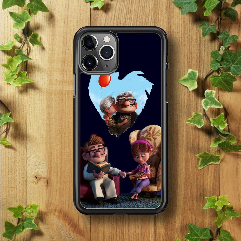 UP Ellie Carl True Love iPhone 11 Pro Case-Rubber / Black (2D Case)-Xtracase