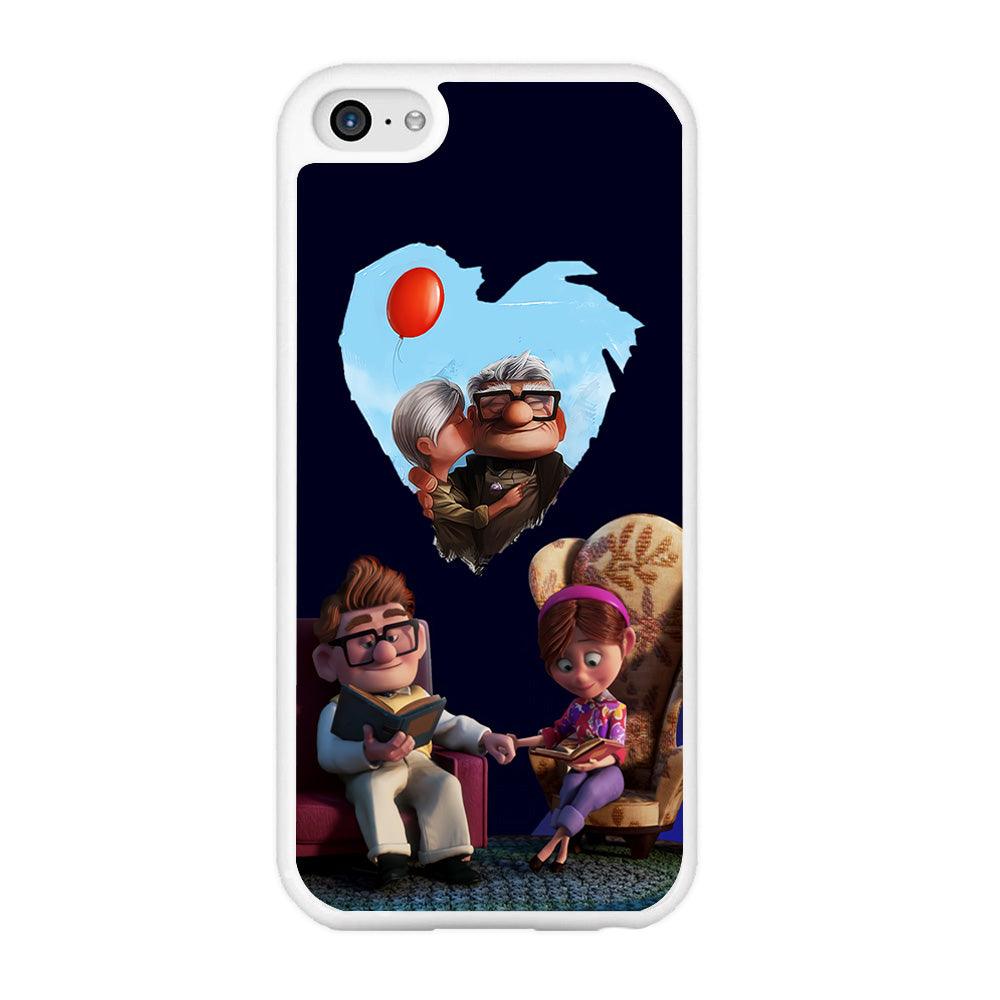 UP Ellie Carl True Love iPhone 5 | 5s Case-Rubber / White (2D Case)-Xtracase