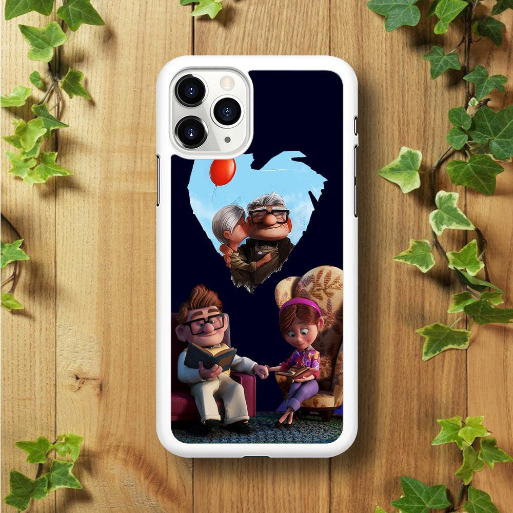 UP Ellie Carl True Love iPhone 11 Pro Max Case-Rubber / White (2D Case)-Xtracase