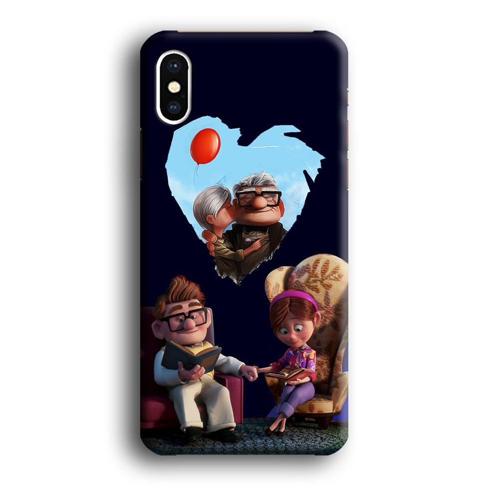 UP Ellie Carl True Love iPhone X Case-Plastic / Full Wrap (3D Case)-Xtracase