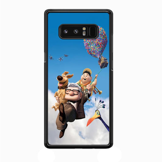 UP Fly in The Sky Samsung Galaxy Note 8 Case-Plastic / Full Wrap (3D Case)-Xtracase