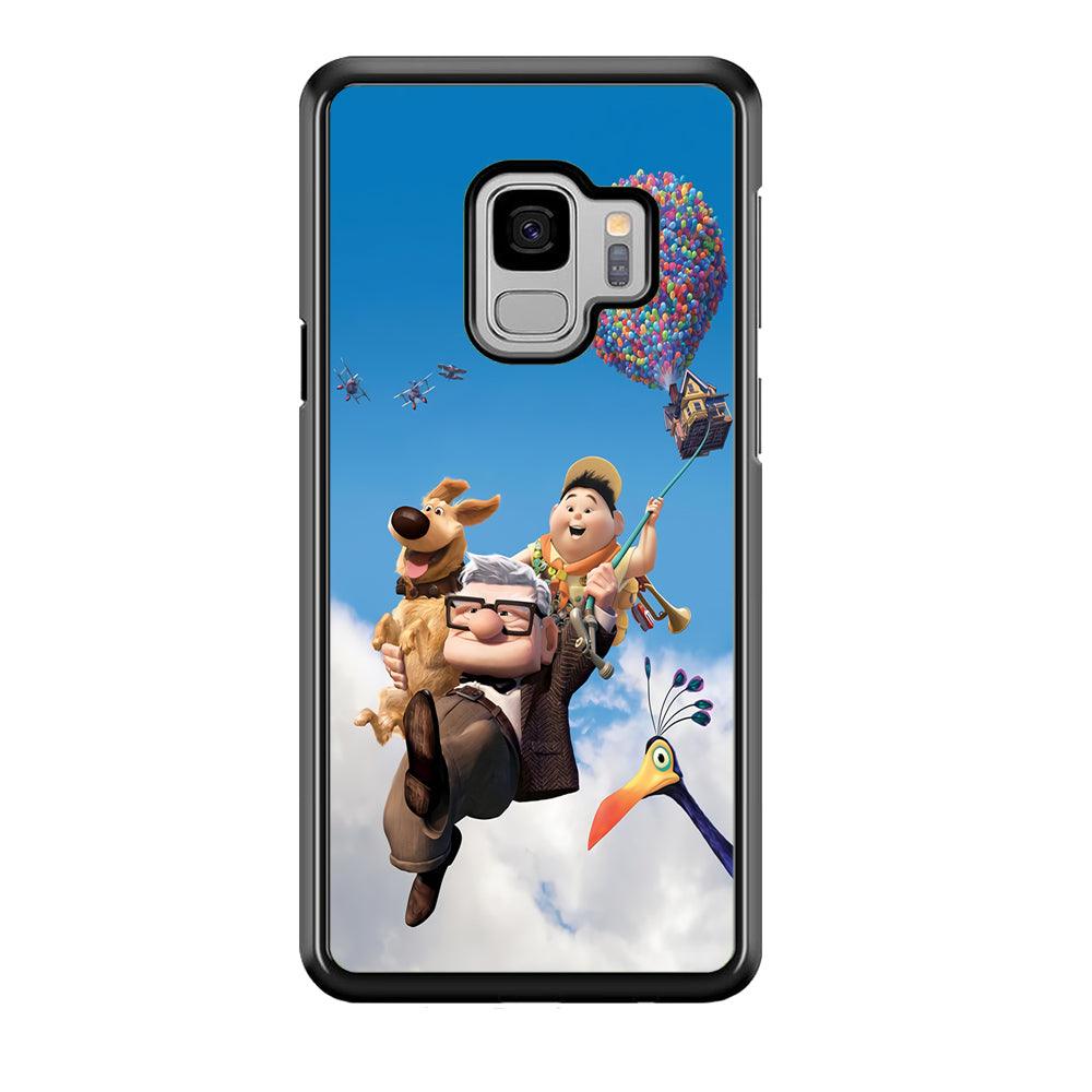 UP Fly in The Sky Samsung Galaxy S9 Case-Plastic / Full Wrap (3D Case)-Xtracase