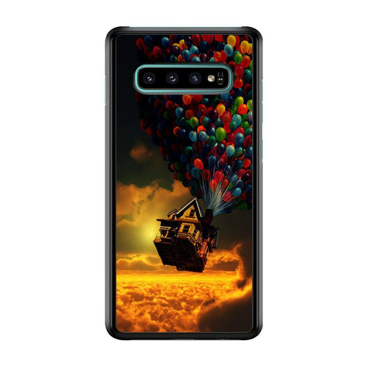 UP Flying House Sunset Samsung Galaxy S10 Case-Plastic / Full Wrap (3D Case)-Xtracase