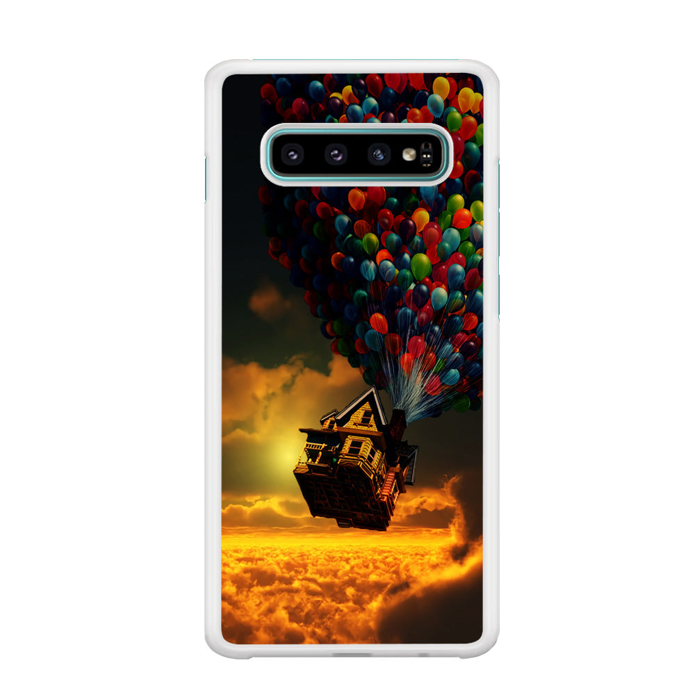 UP Flying House Sunset Samsung Galaxy S10 Case