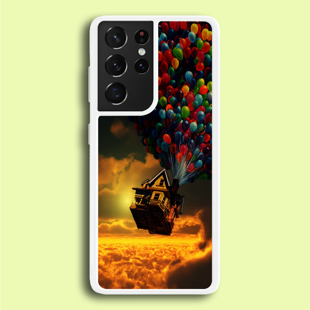 UP Flying House Sunset Samsung Galaxy S21 Ultra Case