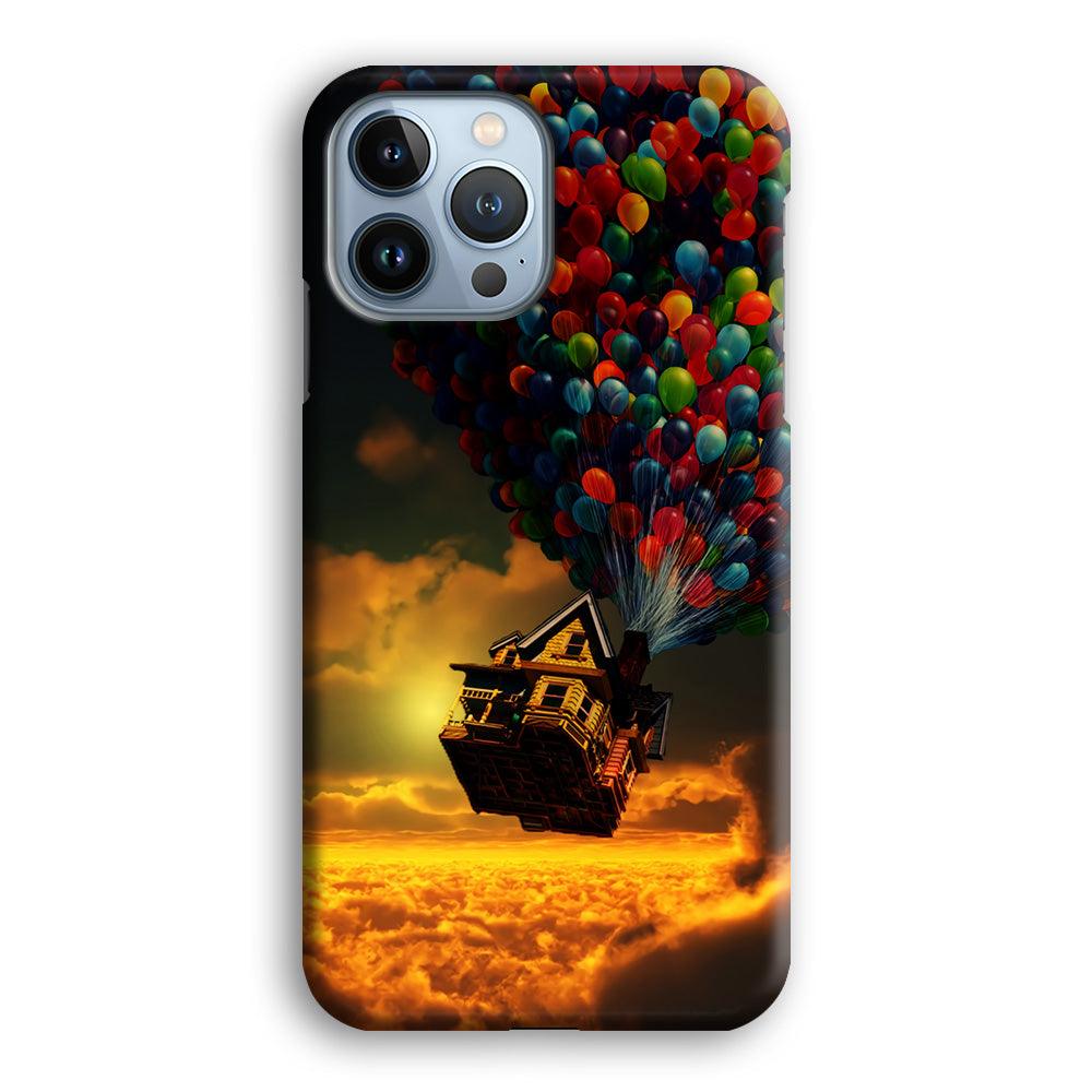 UP Flying House Sunset iPhone 13 Pro Max Case-Plastic / Full Wrap (3D Case)-Xtracase
