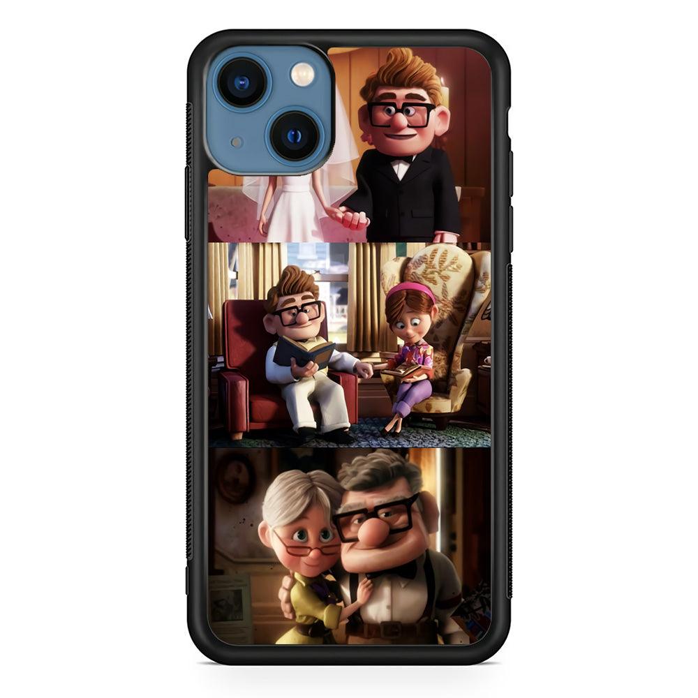 UP True Love Forever iPhone 13 Mini Case-Rubber / Black (2D Case)-Xtracase