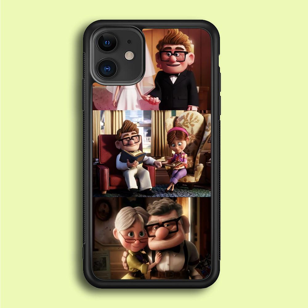 UP True Love Forever iPhone 12 Mini Case-Rubber / Black (2D Case)-Xtracase