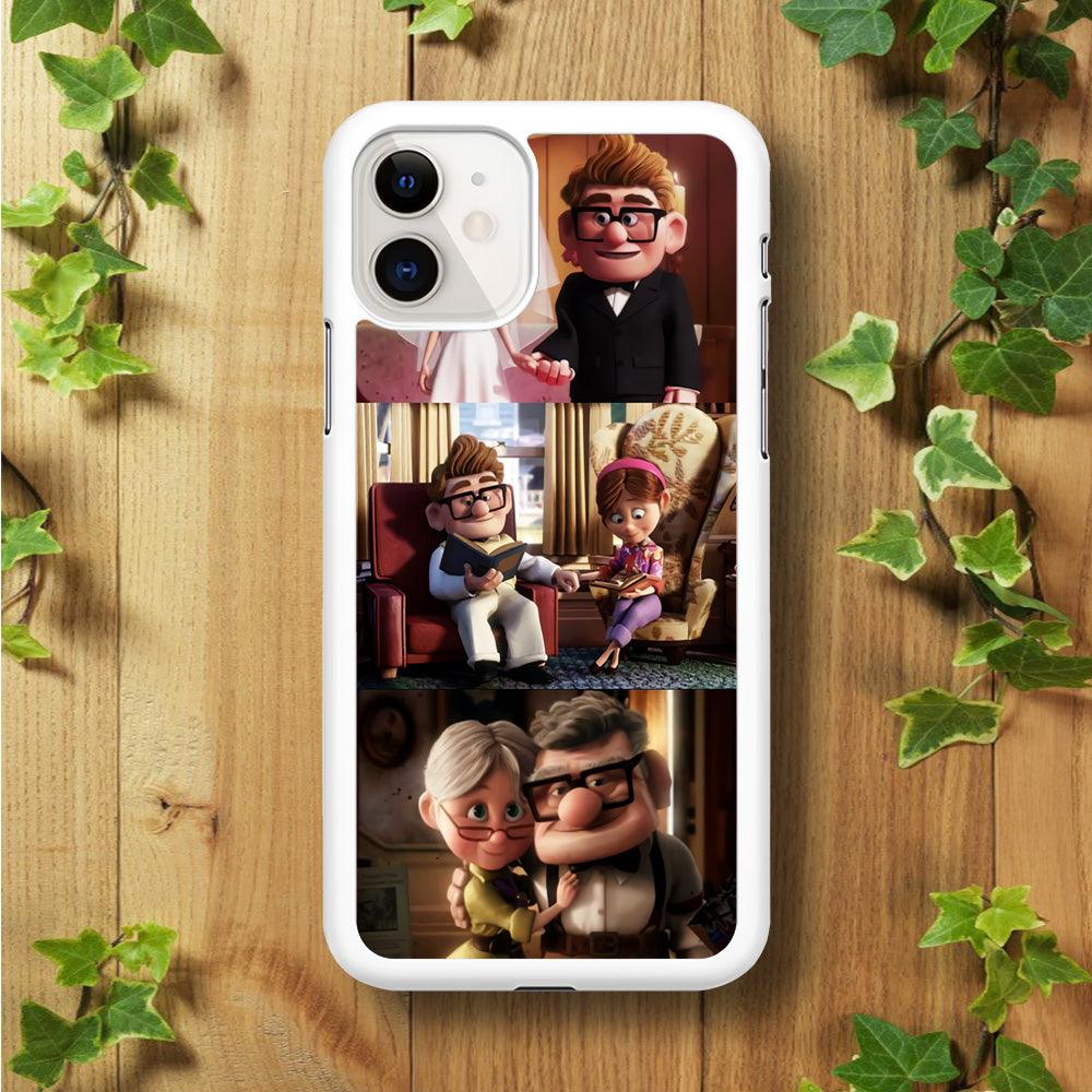 UP True Love Forever iPhone 11 Case-Rubber / White (2D Case)-Xtracase