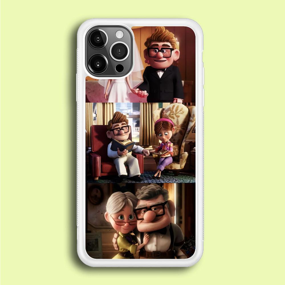 UP True Love Forever iPhone 12 Pro Case-Rubber / White (2D Case)-Xtracase