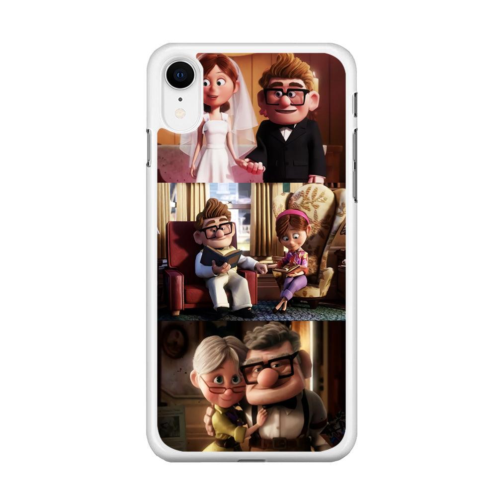 UP True Love Forever iPhone XR Case-Rubber / White (2D Case)-Xtracase