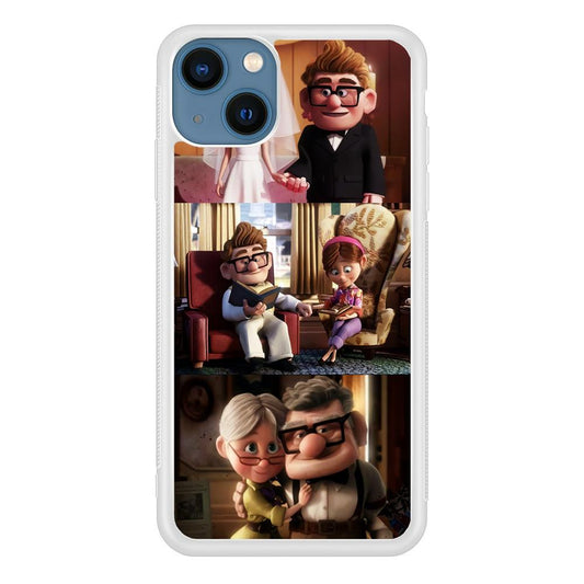 UP True Love Forever iPhone 13 Mini Case-Rubber / White (2D Case)-Xtracase