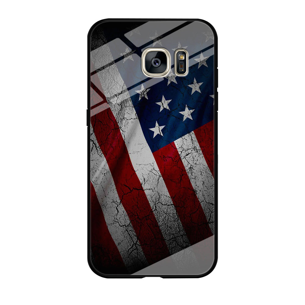 USA Flag 001 Samsung Galaxy S7 Edge Case