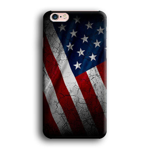 USA Flag 001 iPhone 6 | 6s Case-Plastic / Full Wrap (3D Case)-Xtracase