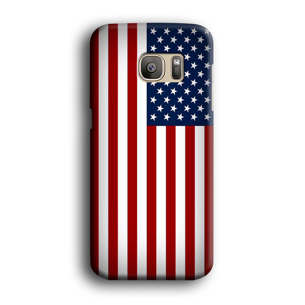 USA Flag 003 Samsung Galaxy S7 Edge Case