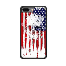 Load image into Gallery viewer, USA Flag Skull iPhone 7 Plus Case