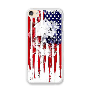 USA Flag Skull iPod Touch 6 Case