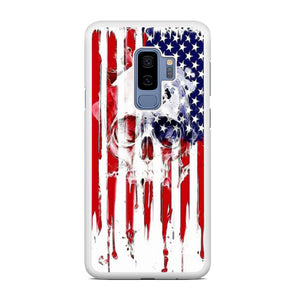 USA Flag Skull Samsung Galaxy S9 Plus Case