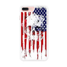 Load image into Gallery viewer, USA Flag Skull iPhone 8 Plus Case