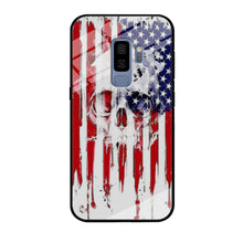 Load image into Gallery viewer, USA Flag Skull Samsung Galaxy S9 Plus Case