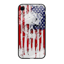 Load image into Gallery viewer, USA Flag Skull iPhone XR Case